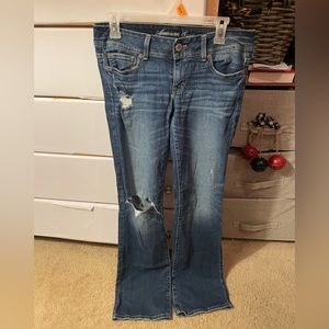 Low rise bootcut flare jeans